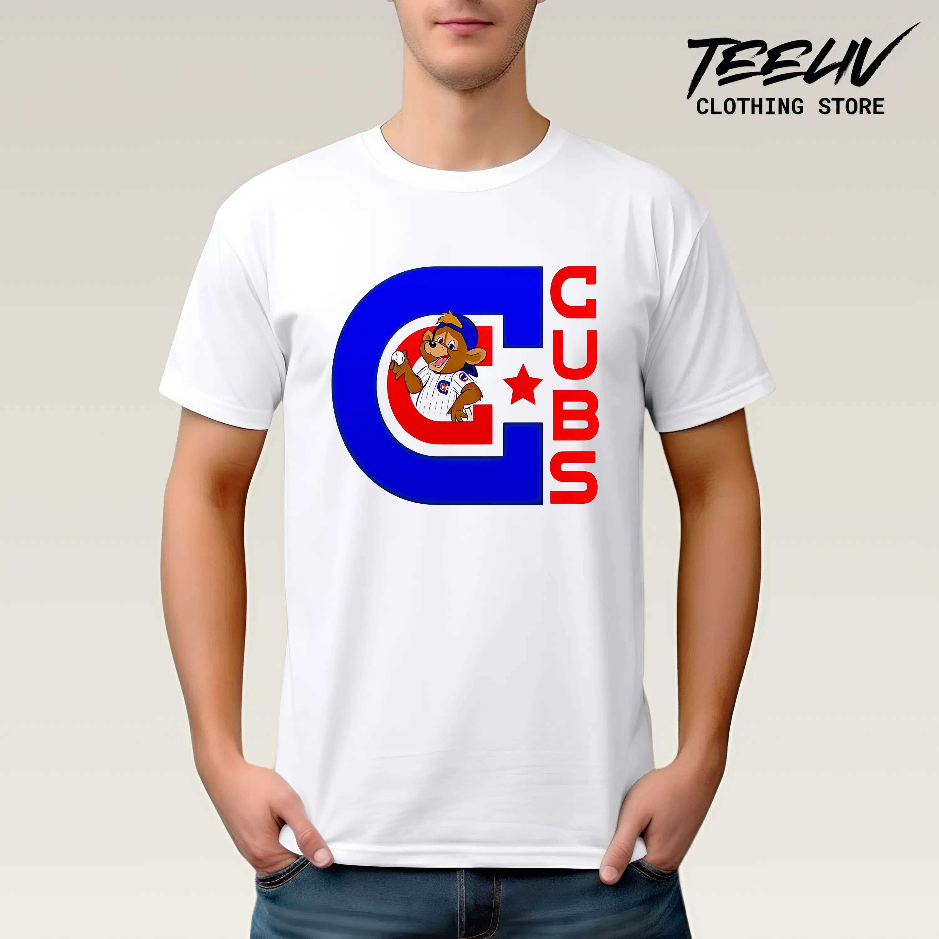 Chicago Cubs Baseball Shirt Classic Mascot